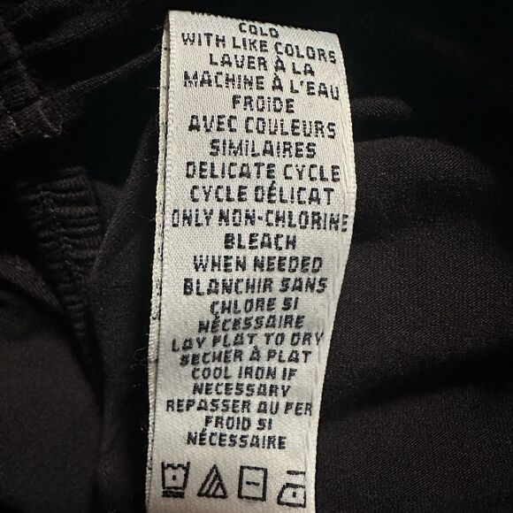 Max Studio Jumpsuit Womens Small Black Stretch Straight Leg Back Cutout Casual - Picture 13 of 14